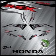 STRIPE MOTOR HONDA RSX 150 FIRE SPIRIT DESIGN CUSTOM BODY STICKER