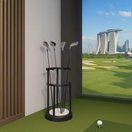 Golf club rack, golf club rack driving range supplies storage, plastic storage display rack / can be