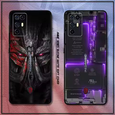 For ZTE Nubia Red Magic 6 6 Pro 6R 2021 Phone Case Soft TPU Mobile Cover RedMagic 6R 5G 5S 3 3S Fash
