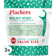 Plackers 派樂絲 微薄荷清涼牙線棒  300支  3包
