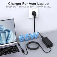 19V 3.42A 65W Laptop Power Adapter Charger for Acer Aspire E5 E5-576 A315 N19C3 E5-575 E1 E15 N16Q2 
