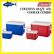 COLEMAN 48 QT/ 45L COOLER COMBO (5 QT)