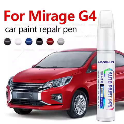 Car Paint Repair Pen For 2012-2023 Mitsubishi Mirage G4 Paint Scratch Repair Accessories Red P57 Bla