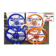 ENKEI HYLOS Y15 (SIAP BEARING ) SPORT RIM LIKE FG510 SP 510 BLUE ORANGE DISC TITANIUM FOR YAMAHA Y15
