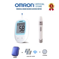 [รับประกัน 5ปี]  เครื่องตรวจเบาหวาน OMRON รุ่น M-503 เครื่องวัดน้ำตาล เครื่องตรวจน้ำตาล วัดน้ำตาลในเ