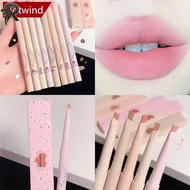 RL 5 Colors Matte Lipliner Lipstick Non-fading Long-lasting Nude Matte Lipstick Women Lip Makeup Cos