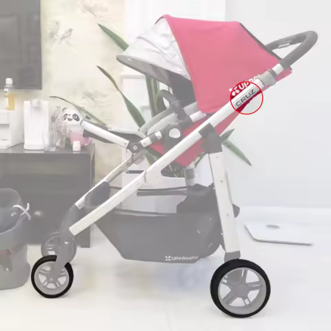 Stroller Tire For Uppababy Cruz V1 Front Or Rear Wheel Alta Buggy Tyre Cover PU Tubeless With Tread 