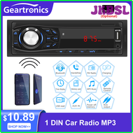 JKBSL 1เครื่องเสียงสเตอริโอ DIN รถยนต์ Handsfree Bluetooth การโทร TF Card USB เพลงอินพุต AUX 1din รถดินเดียวเล่น MP3เครื่องรับวิทยุ FM SRJNY