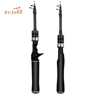 Mini Portable Carbon Telescopic Surf Rotary Fishing Rod Carbon Carp Travel Horse Mouth Rod Lua Ul Ro