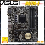 LGA 1150 Motherboard ASUS H97M-E Socket Support Xeon E3 1280 v3 Core i7 4790K Cpus DDR3 16GB Intel H