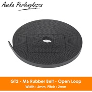 GT2 Timing Belt GT2 M6 Belt Pitch 2mm Width 6mm