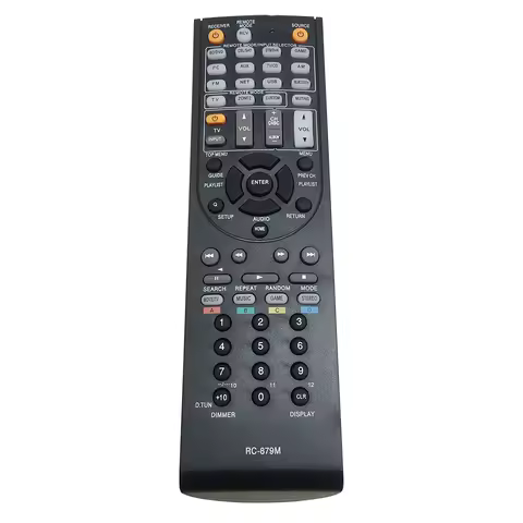 RC-879M Remote Control Controller Replaced for ONKYO AV Receiver TX-NR535 TX-SR333 HT-R393 HT-S3700