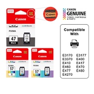 Ready Stock Canon PG-47 (15ml), CL-57 (13ml), CL-57s (8ml) E400/E410/E460/E470/E480/E3170 /E3370/E42