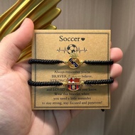 Spot Goods Woven Bracelet Gift for Boyfriend Hand-Woven High-Appearance Royal Malaysia Bazaar Footba