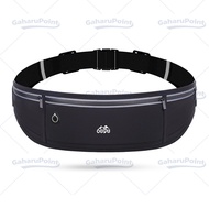 Tas Pinggang Lari Tas Pinggang Slim Belt Fanny Pack Dudukan Telepon Kebugaran Pinggang Kantong Tas D