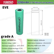 [READY STOCK] EVE Brand New Flat Top 18650 3.7v 3200mah 18650 battery