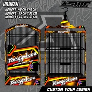 STIKER decal sangkar KOTAK EBOD RONGGOLAWE