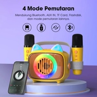 ACOME A18 Speaker Karaoke Bluetooth 5.3 Dual Microphone / Speaker Wireless Mini RGB 10 Watt With Voi