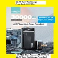MOXOM MX-PB60 Giant Pioneer LCD 30000mAh 22.5W Super Fast Charge PowerBank