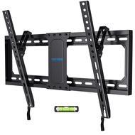 UL Listed Tilting TV Wall Mount for 37-82 Inch TVs, Tilt TV Mount Fits 16", 18", 24" Studs, Low Prof