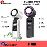 【2025】Kipas angin Fast Cooling Fan 6000mAh Handheld Fan & Desktop Fan With flashlight 100 Level Adju