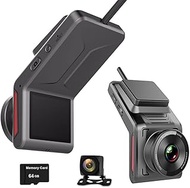 Hidden 4G WiFi Car Dash Cam DVR, 2.0 IPS Screen, Support APP Control,GPS Camera Recorder FHD 1080P D