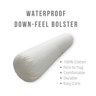 Waterproof Microfiber Down-Feel Firm Bolster