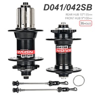 NOVATEC Đùm Phanh Đĩa 4 Bánh Xe Đạp Leo Núi Đường Trường D041SB/D042SB 28/32/36 Lỗ