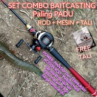 BC COMBO FISHING SET MENAWAN KALBU. BAIT CASTING FISHING COMBO SET