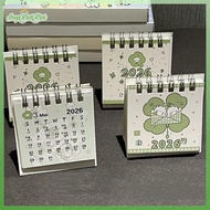 [ERHK-t] Lucky Cat Themed 2026 Mini Desktop Calendar Ins Style Decoration For Students Office Desk O