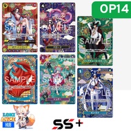 (JP) Boa Hancock Mihawk Sugar Perona OP14 SP Batik Gold Buggy gred SS+ SEC SR one piece card game tc