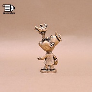 [GoodGirlm1] Retro Bronze Figurine Miniature - Desktop Office Decor Collectible QQQ