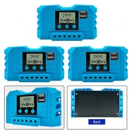 Solar Panel Regulator A A A Battery Blue LCD Display Solar Panel Durable