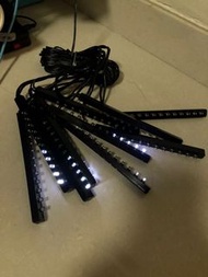 全新 慳電LED防水白色白光燈帶/燈串/聖誕樹燈飾 10