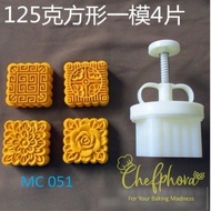 Mooncake PLUNGER MOON CAKE Mold 125GR Box