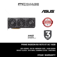 ASUS PRIME AMD RADEON RX9070XT OC EDITION 16GB GDDR6 GPU GRAPHIC CARD 3+1YR WARRANTY