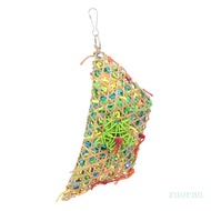 zuo Parrot Cage Shredder Toy Crinkle Paper Chewing Toys Foraging Hanging Toy for Small Birds Parrots Cockatoos Macaws