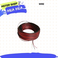 HUAHUA Krx -1Roll Red & white Double Cable Wire 2core soft wire led monitoring 1METER