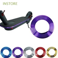 INSTORE Durable Body Decorative Strips Xiaomi MI Mijia Protective Sticker Protector Strips Universal Skateboard Parts Guard Corner Electric Scooter Scooter Accessories Edge Bumper Tape/Multicolor