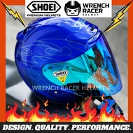 Helmet SHOEI JFORCE 2 Jack Blue / SHOEI JF2 Jack Blue Helmet / SHOEI Jack Biru / Visor SHOEI CJ1 (Pr