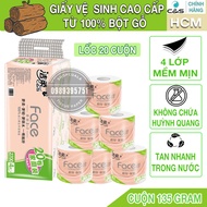 High-class Toilet Paper C&S Pink Face 4 Layers - Pack Of 20 Rolls