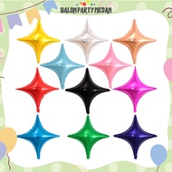 Diamond Star Foil Balloon 4 Sides Star Size 10 Inch Inch Unit 10'