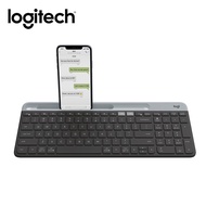 logitech羅技K580超薄跨平台藍芽鍵盤/ 石墨灰