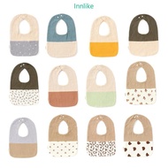 INN Baby Bibs Baby Drooling Bibs Cotton Bibs Unisex Baby Feeding Bibs Adjustable