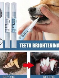 2入組寵物牙齒清潔工具，狗和貓牙齒牙垢和牙結石去除劑，潔牙器