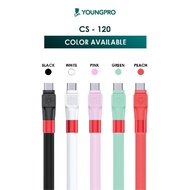 Youngpro CS-120 - KABEL DATA STAND TYPE C USB 3A FAST CHARGING CABLE DATA TYPE-C KABEL DATA TYPE C C