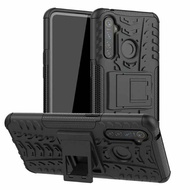 Case Oppo F11 A12 A5s A7 F9 A1k Realme 5 5i 3 C2 C1 2 Pro Hard Case Rugged Spigen IronMan KickStand