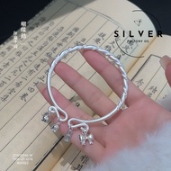 【SFO 9999 Silver Bangle | 9999足银手镯 | MY | 实心抗过敏 | Solid & Hypoallergenic | Female