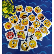 Sticker Emoji Latex Print Sticker Emoji Waterproof