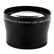 yuan6 72Mm 2.2X Teleconverter Lens Universal SLR Camera Teleconverter Suitable For Canon Nikon Sony Mirrorless Camera Lens DSLRs Lenses